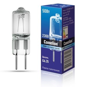 Лампа КГМ220-50 G6.35 JD   Camelion   , 5018