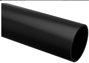 Труба гладкая d20мм (3м) черная, 8392