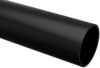 Труба гладкая d25мм (3м) черная, 8443